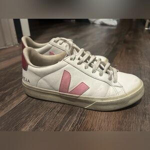 Pink Veja Campo Sneakers